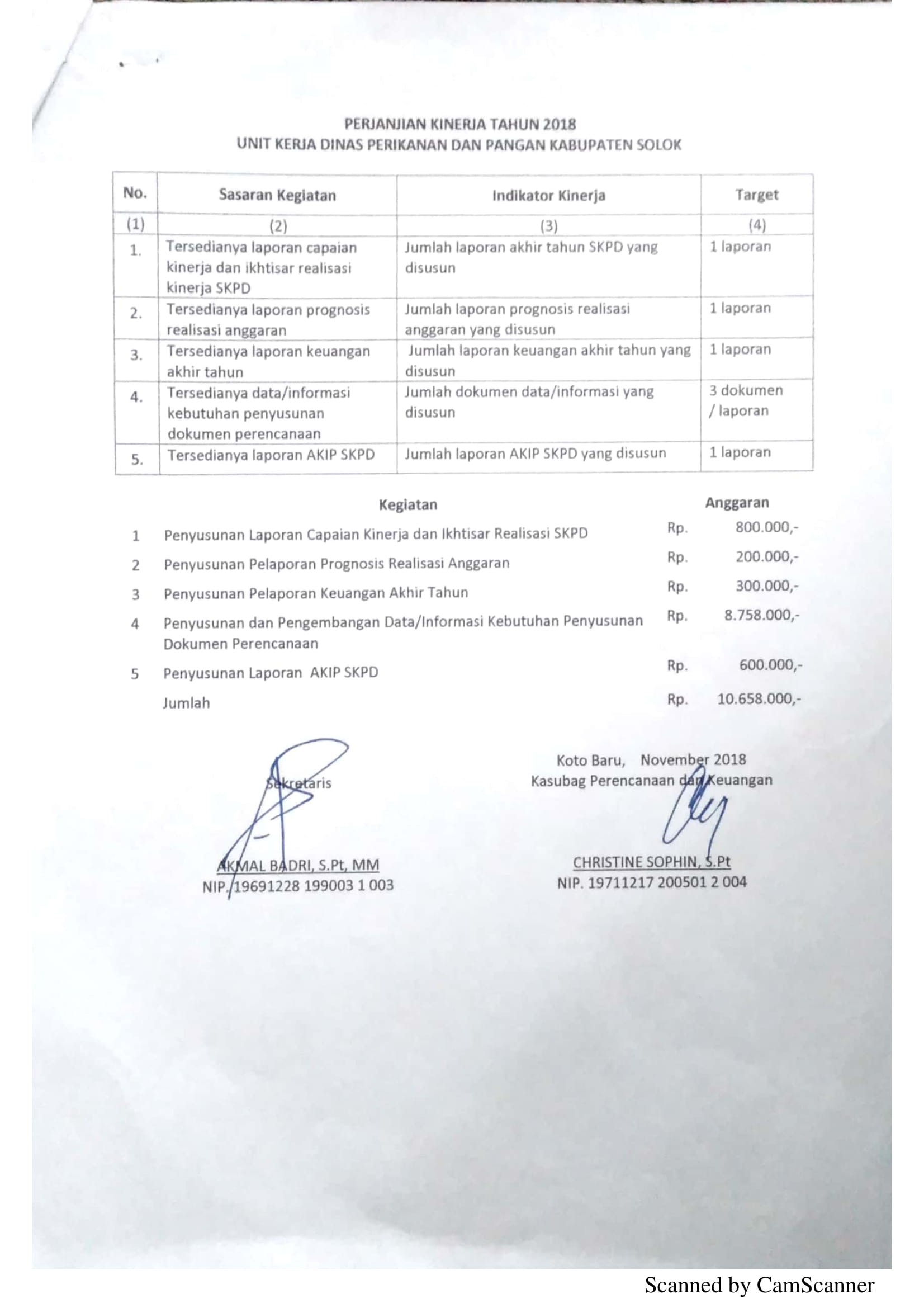Perjanjian Kerja DPP 7