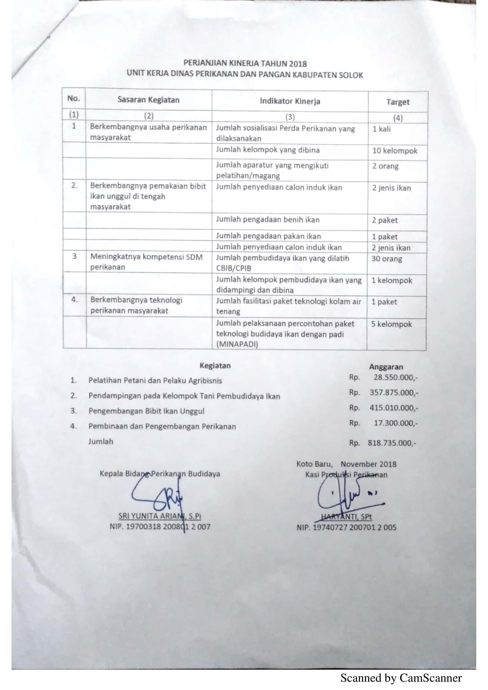 Perjanjian Kerja DPP 34