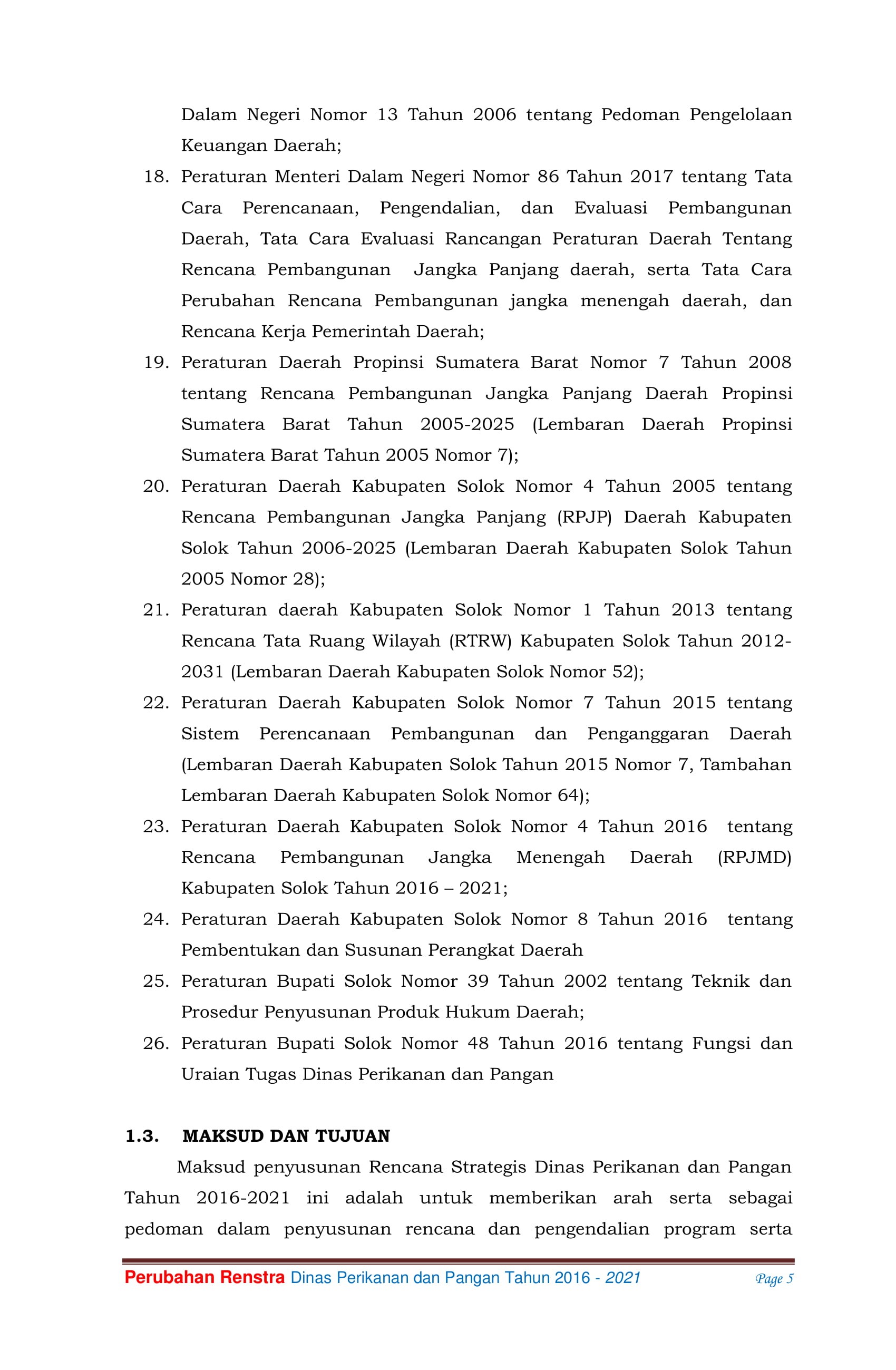 Renstra DPP 2016-2021 16