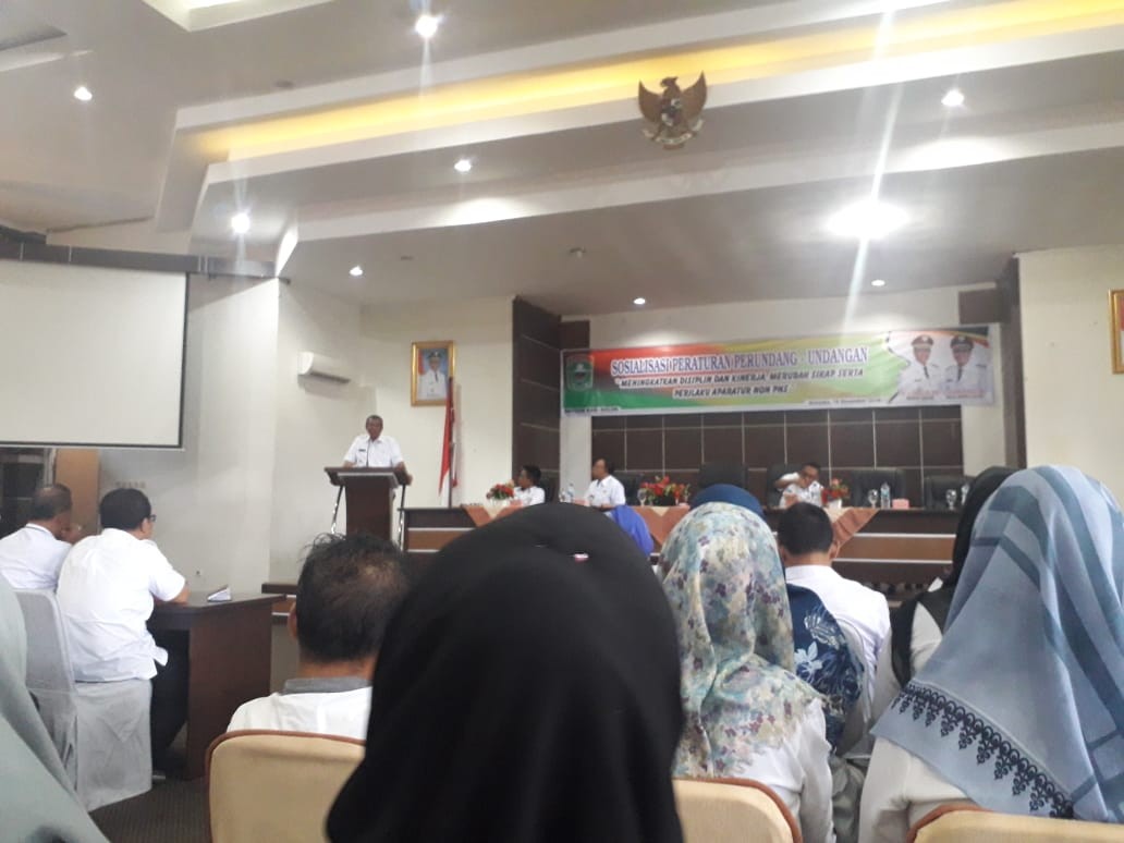 Sosialisasi Peraturan Perundang-undang meningkatkan Disiplin dan Kinerja merubah Sikap serta perilak