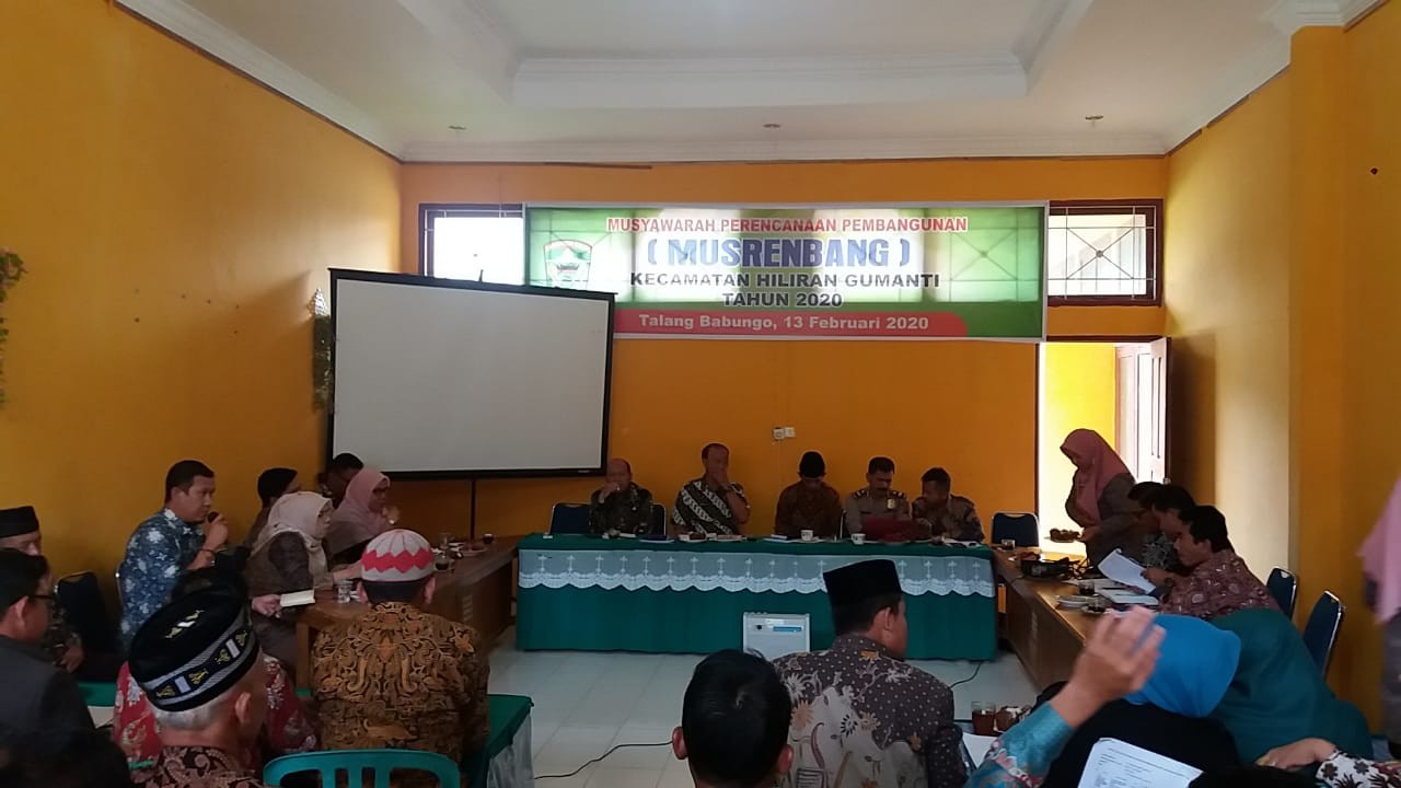 Musrembang ke Kecamatan Hiliran Gumanti