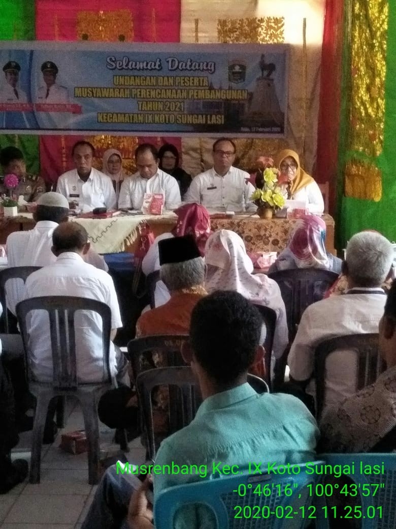 Musrembang ke Kecamatan IX Koto Sungai Lasi