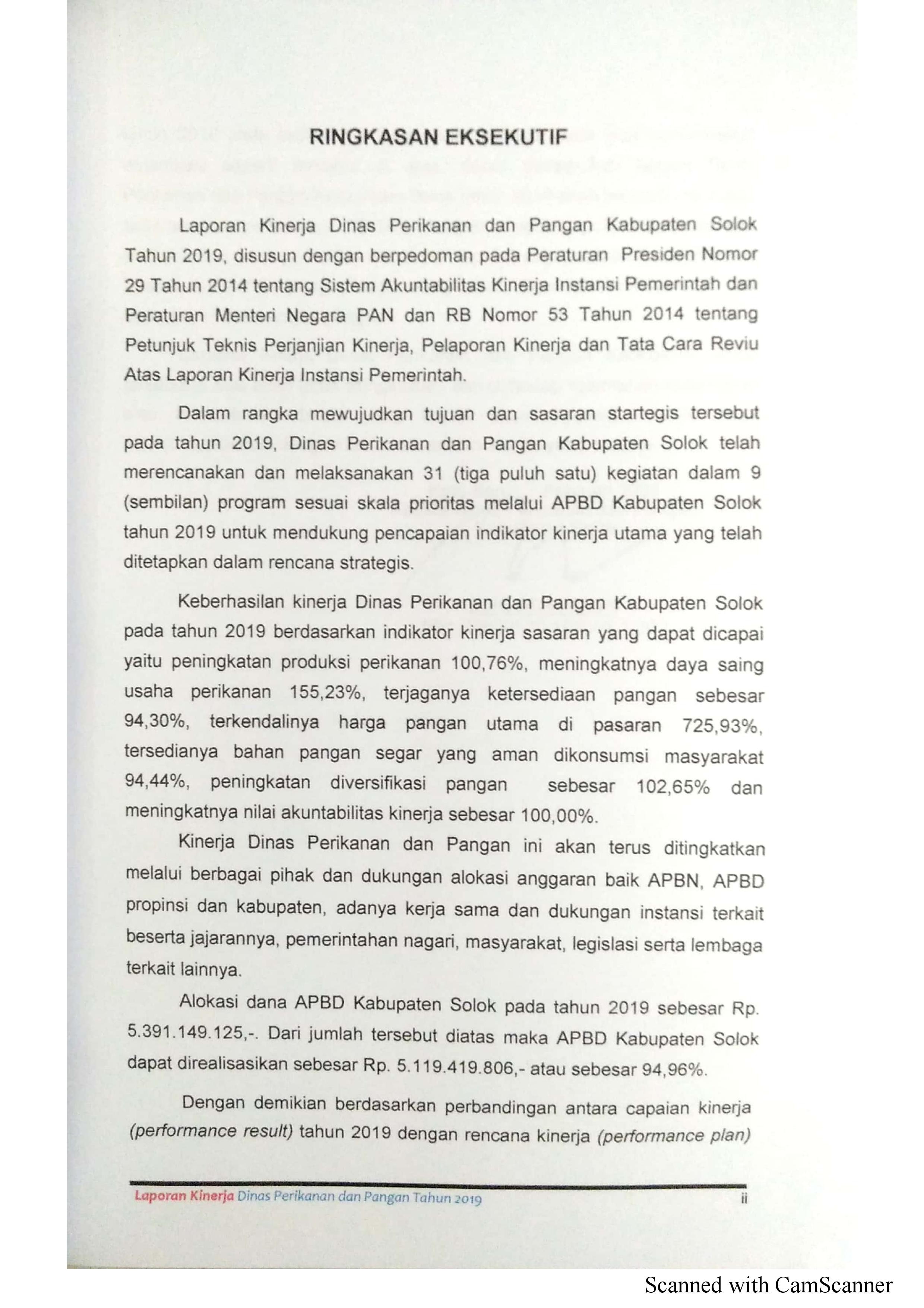 3. Laporan Kinerja Th 2019