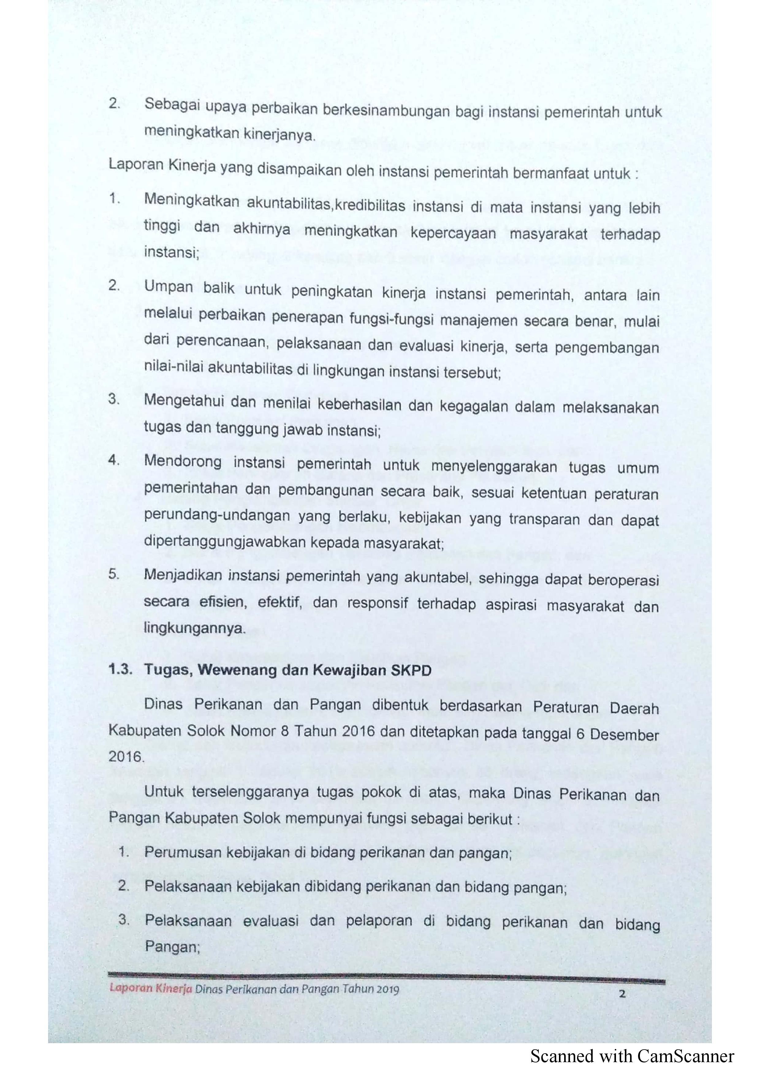 11. Laporan Kinerja Th 2019