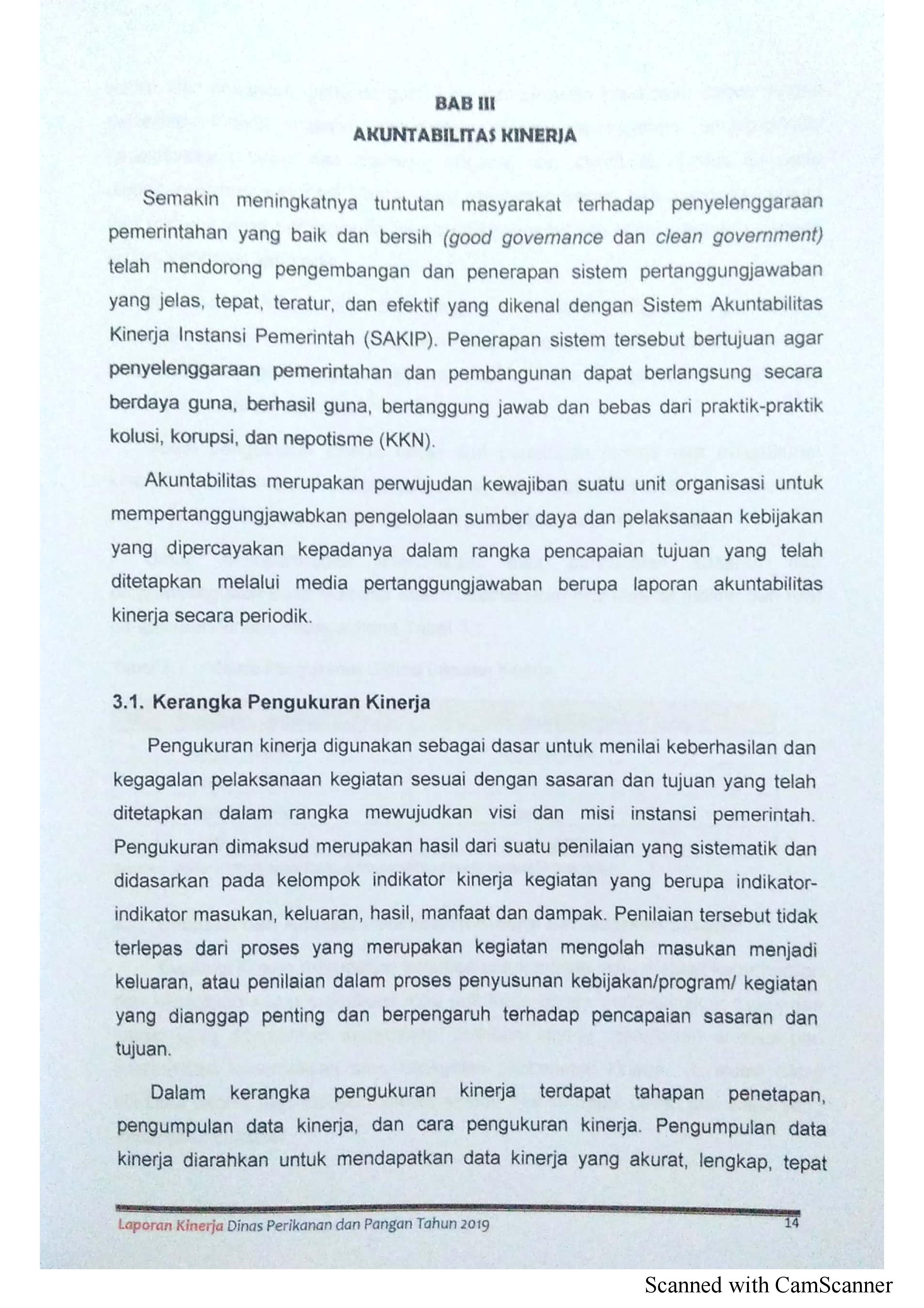 23. Laporan Kinerja Th 2019