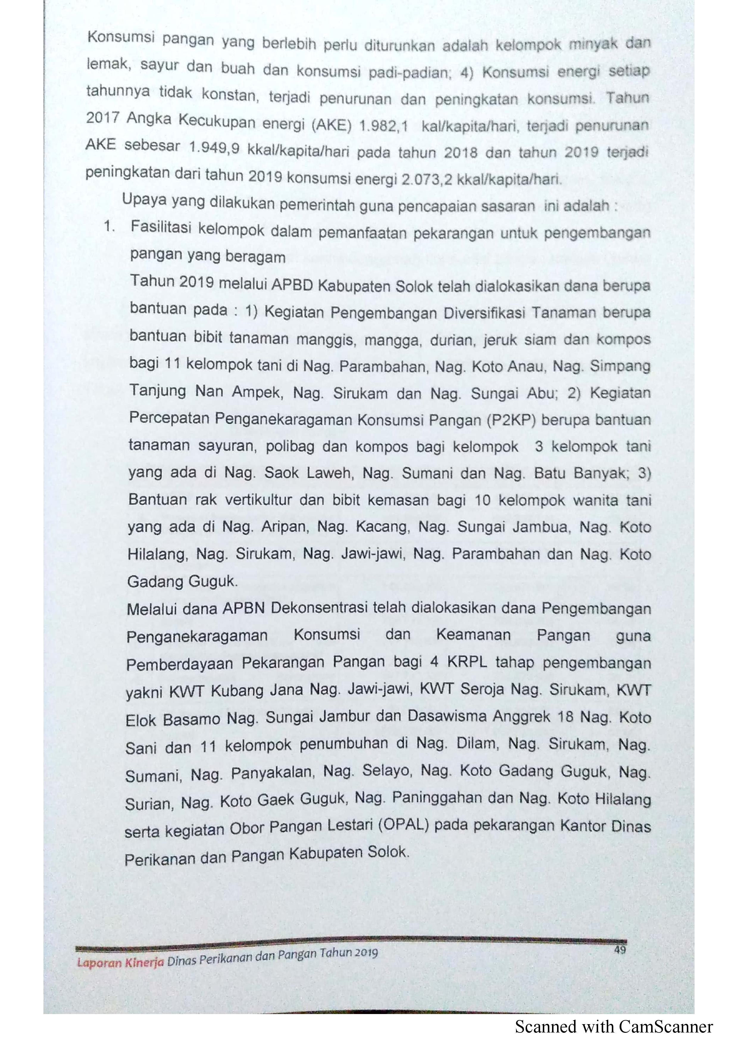 58. Laporan Kinerja Th 2019