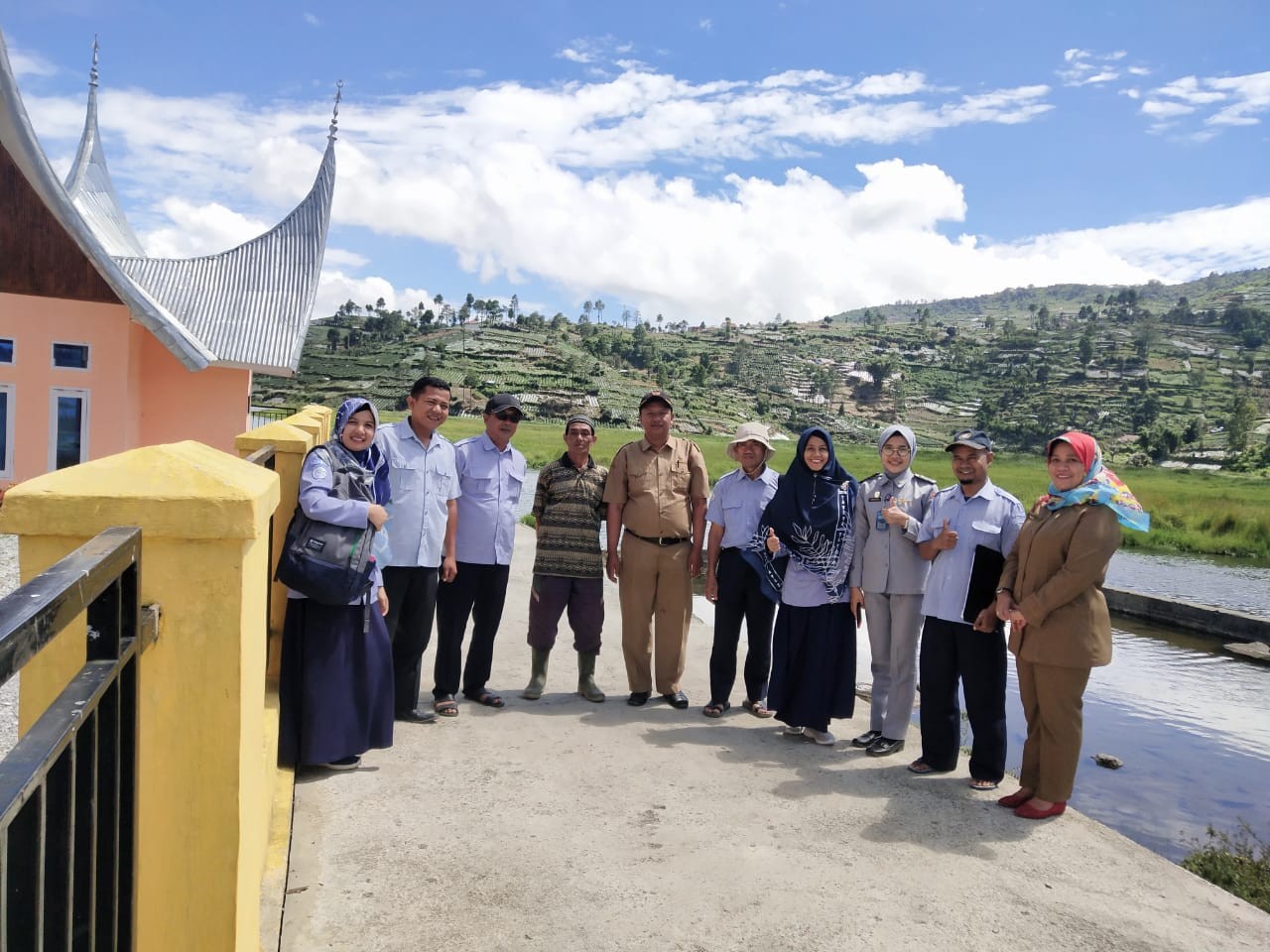 Mendampingi Tim Teknis Balai Perikanan Budi daya Air tawar Sungai Gelam Jambi dalam Verifikasi Calon