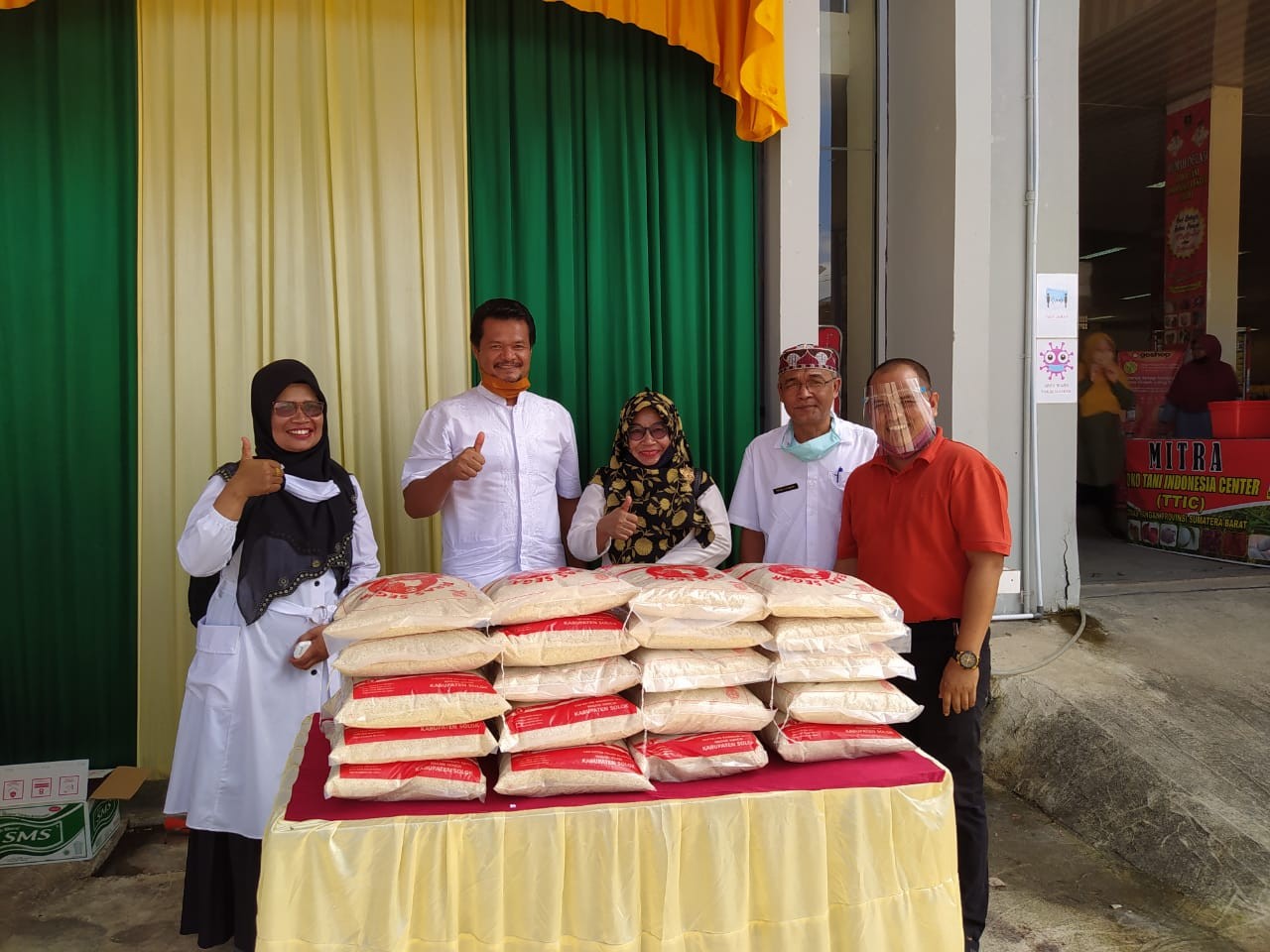 Kegiatan Bazar di Dinas Pangan Provinsi Sumatera Barat UPTD TTI Center