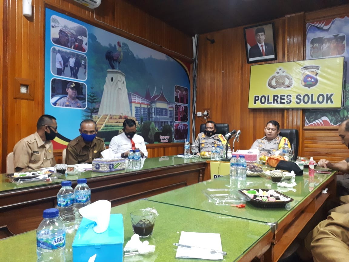 Dalam Rangka Mengikuti Vicon Rakor Sinergi Pengawalan Program Pemulihan Ekonomi Nasional di Polres S