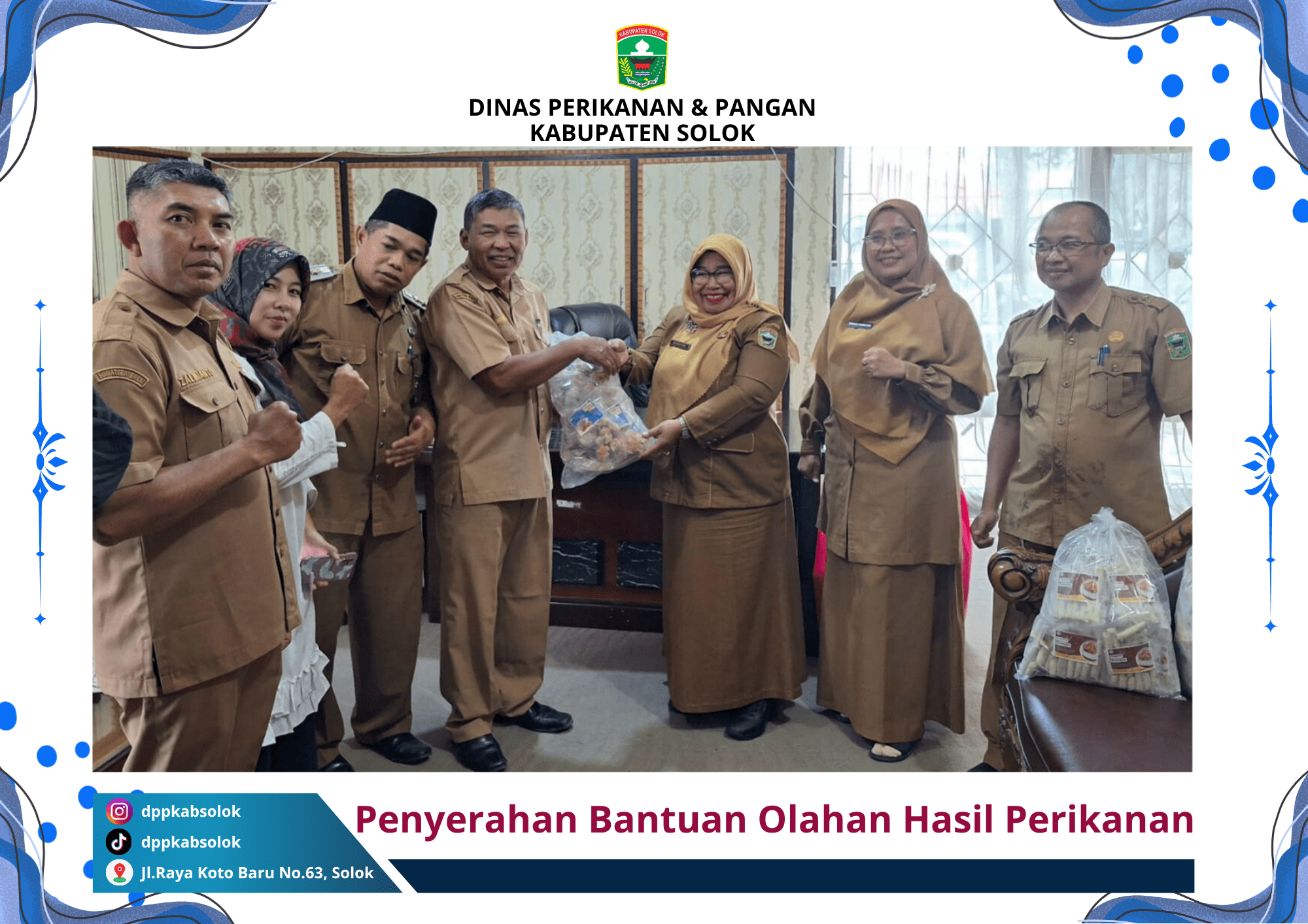 Penyerahan Olahan Hasil Perikanan