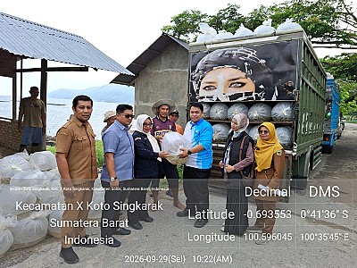 Penyerahan Bantuan Bibit Ikan Nila dan Mas pada Pokdakan di Nagari Singkarak dan Muaro Pingai Pasca Bencana Hidrometeorologi - foto 5
