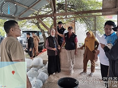 Penyerahan Bantuan Bibit Ikan Nila dan Mas pada Pokdakan di Nagari Singkarak dan Muaro Pingai Pasca Bencana Hidrometeorologi - foto 9